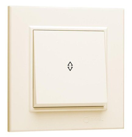 Переключатель 1-кл. СП Karea 10А IP20 крем.  56010005
