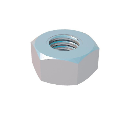 Гайка шестигранная М8 DIN 934 G8 INOX A2 сталь (уп.200шт) КМ LO10731
