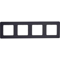 Рамка 4-м Inspiria антрацит Leg 673963