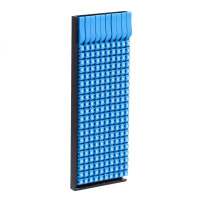 Маркер для кабеля сечением 4-6мм символ „N” голуб.  MKCNBLS3