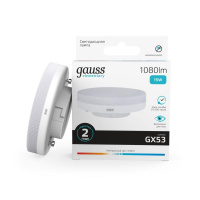 Лампа светодиодная Elementary 15Вт таблетка 4100К нейтр. бел. GX53 1080лм  83825