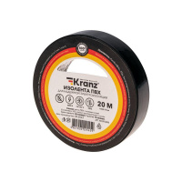 Изолента ПВХ 0.13х15мм 20м черн.  KR-09-2606