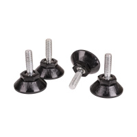 Опора регулируемая для напольных шкафов стоек TRD без поворотной основы (уп.4шт)  -LT4-NT