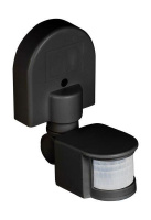 Датчик движения (ИК) MS-16Cb настен. 1200Вт 180гр. до 12м IP44 черн. PROxima  dd-ms-16Cb