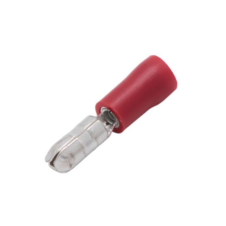 Наконечник цилинд. "вилка" 0.25-1.5кв.мм отв. d4 кр. (уп.100шт)  2A96P