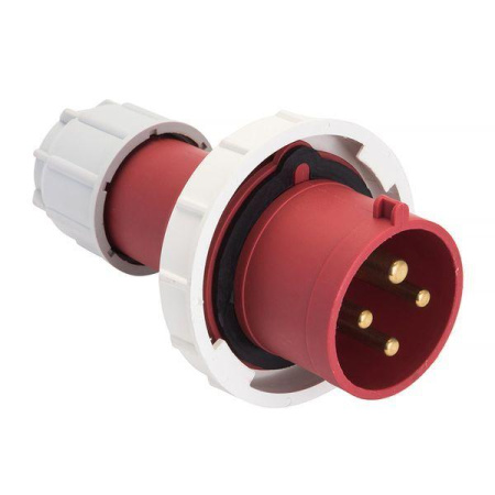Вилка переносная 0342 3P+PE 63А 380В IP67 PROxima  ps-0342-63-380