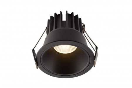 Светильник встраиваемый IP20 12Вт LED 3000 черн. алюм.  DK4500-BK