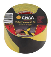 Лента разметочная STHW-2548YB 25мх48ммх0.15мм желт./черн.  Б0048520