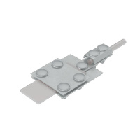 Соединитель контрольный универсальный UKS-B30-D5-8 TD полоса до 30мм пруток d5-8мм сталь термодиффузион. цинк. КМ MA0072