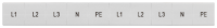 Табличка L1L2L3PEN ZB10  8WH81205AA15 Табличка L1L2L3PEN ZB10  8WH81205AA15
