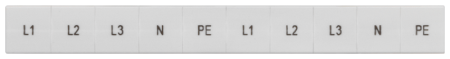 Табличка L1L2L3PEN ZB10  8WH81205AA15