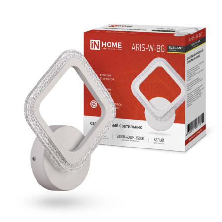 Светильник светодиодный ELEGANT ARIS-W-BG 15Вт 230В 3000-6500К 1050лм STEP COLOR бел.  4690612043135