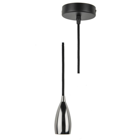 Патрон декоративный DLC-T-S32/E27 TS/1M/BL PEARL BLACK Techno провод 1м и крепление алюм.  UL-00005289