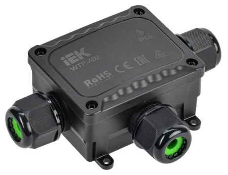 Коробка распределительная герметичная WTP-402 3 ввода IP68  UWB10-T-450-41-03-68