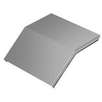 Крышка на угол внешний 45град. ST осн. 50мм 0.7мм оцинк.  CSTO.05.407