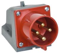 Вилка электрическая наружн. уст. 32А 3P+PE 380В IP44 ССИ-524  PSR52-032-4