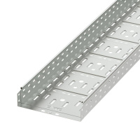 Лоток листовой перфорированный 300х100 L2000 сталь 0.8мм гор. оцинк.  35334HDZ