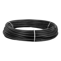 Труба гладкая ПНД жесткая d16мм черн. (уп.100м) PROxima  tpndg-16