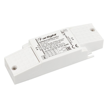 Блок питания ARJ-SP-7-PFC-TRIAC-INS 7Вт 12-20В 0.18-0.35А IP20 пластик  027139(1)
