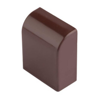 Заглушка 25х16 под темн. дерево Plast PROxima (уп.4шт)  ecd-25-16x4