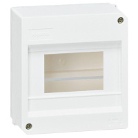 Щиток распред. накладной 6-м Mini S 140х130х68мм без двер. IP30 бел. Leg 001358