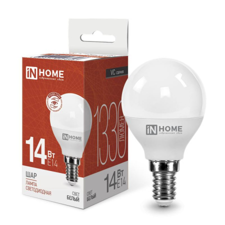 Лампа светодиодная LED-ШАР-VC 14Вт 230В E14 4000К 1330лм  4690612047843