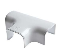 Тройник накладной 90град. для кабель-канала РКК 74х55 Арктика бел.  ТРН-74х55