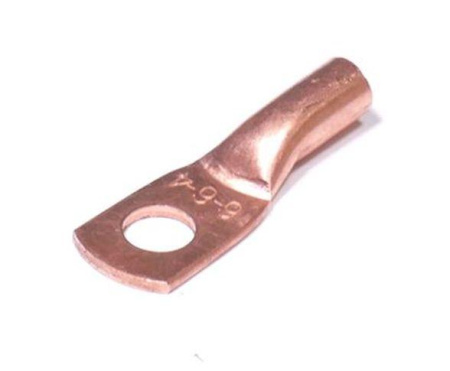 Наконечник медный ТМ 6-6-4мм (опрес.) (уп.100шт)  zeta10733