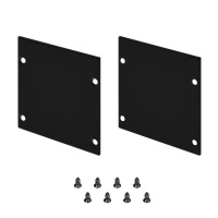 Заглушка LINE-S-5050 BLACK глухая металл (комплект)  041868 Заглушка LINE-S-5050 BLACK глухая металл (комплект)  041868