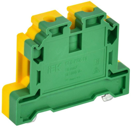 Колодка клеммная CTS-PEN земля 16кв.мм жел./зел.  YCT11-00-K52-016