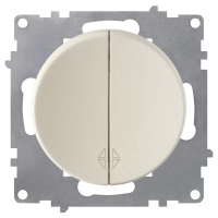 Переключатель 2-кл. СП Florence механизм беж. (1E31601301)  2172800