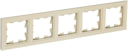 Рамка 5-м BRITE РУ-5-БрКр беж.  BR-M52-K10