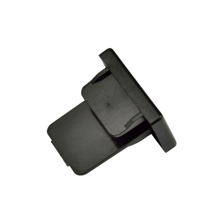 Заглушка UFB-Q121 C21 BLACK 1 POLYBAG торцевая черн.  UL-00001278
