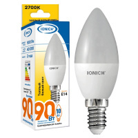 Лампа светодиодная C37 10Вт "Свеча" 2700К Е14 230В тепл. бел.  1798