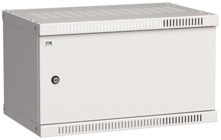 Шкаф LINEA WE 6U 550x350мм дверь металл сер.  LWE3-06U53-MF