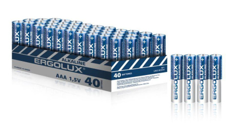 Элемент питания алкалиновый AAA/LR03 1.5В Alkaline BOX40 ПРОМО (уп.40шт)  14672