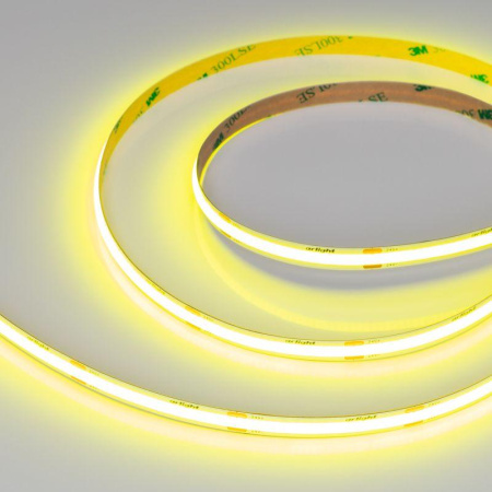 Лента COB-X480-8mm 24В Yellow Volt 8Вт/м IP20 (уп.5м)  047737
