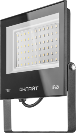 Прожектор светодиодный 61 950 OFL-70-6K-BL-IP65-LED 70Вт 6000К IP65 5600лм черн.  61950