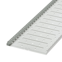 Лоток листовой перфорированный 600х50 L3000 сталь 1мм цинк-ламель  35268ZL
