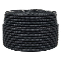 Труба гофрированная ПНД d16мм с протяжкой черн. (уп.100м) Plast PROxima  tpnd-16