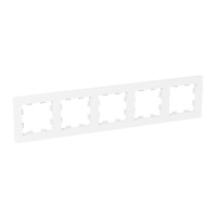 Рамка 5-м Эпика бел. пластик  UP1-FPW-05