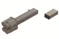Элемент питающий + заглушка шинопровода тип 2 Cu 2P/4P 25А  LTC25DFED4AA000