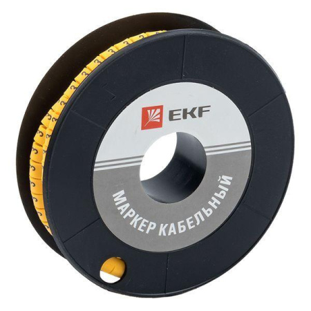 Маркер каб. 1.5кв.мм "3" (к-1000ед) (ЕС-0)  plc-KM-1.5-3
