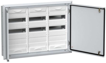 Корпус металлический ЩРв-108 (3х36) 630х885х130 IP31 бел. TITAN 5  TI5-50-V-3X036-31