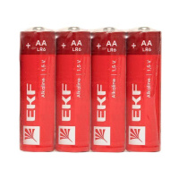 Элемент питания алкалиновый AA/LR6 (уп.4шт)  LR6-SR4