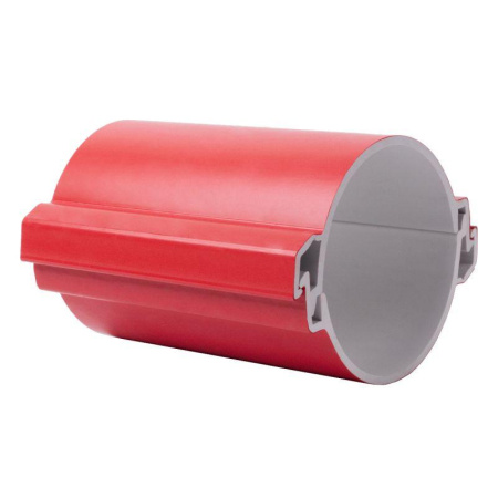 Труба гладкая ПВХ разборная d110мм 750Н красн. (дл.3м) PROxima  tr-pvc-110-750-red