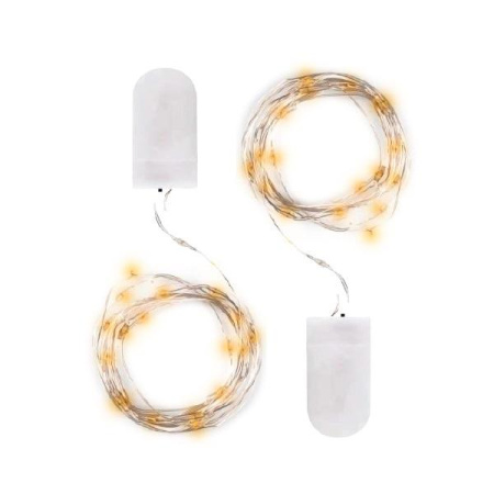 Гирлянда DC-G05-20YS2 20LED 2xCR2032(в компл.) желт. (уп.2шт)  5047976