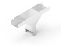 Лоток тройниковый вертикальный вниз 100х100 сталь 0.7мм ЛМс-ТН ц УТ2.5 СОЭМИ 122372612