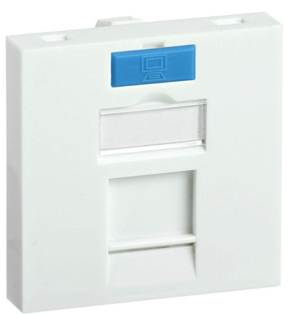 Вставка для 1 мод. Keystone Jack 45х45мм с маркером  CS6-12M