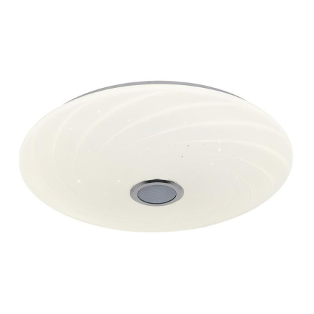 Светильник ULI-D291 72W/SW+RGB/50 MERCURY накладной диммир. пульт ДУ (в/к) Bluetooth колонка 3000К/4000К/6500К/RGB 5700лм  UL-00007840